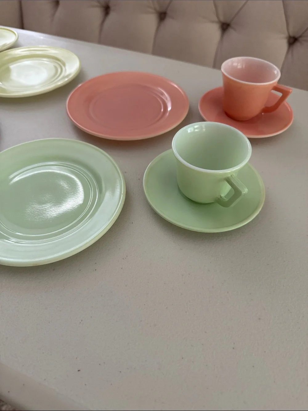 1950s Hazel Atlas Moderntone Platonite Glass 